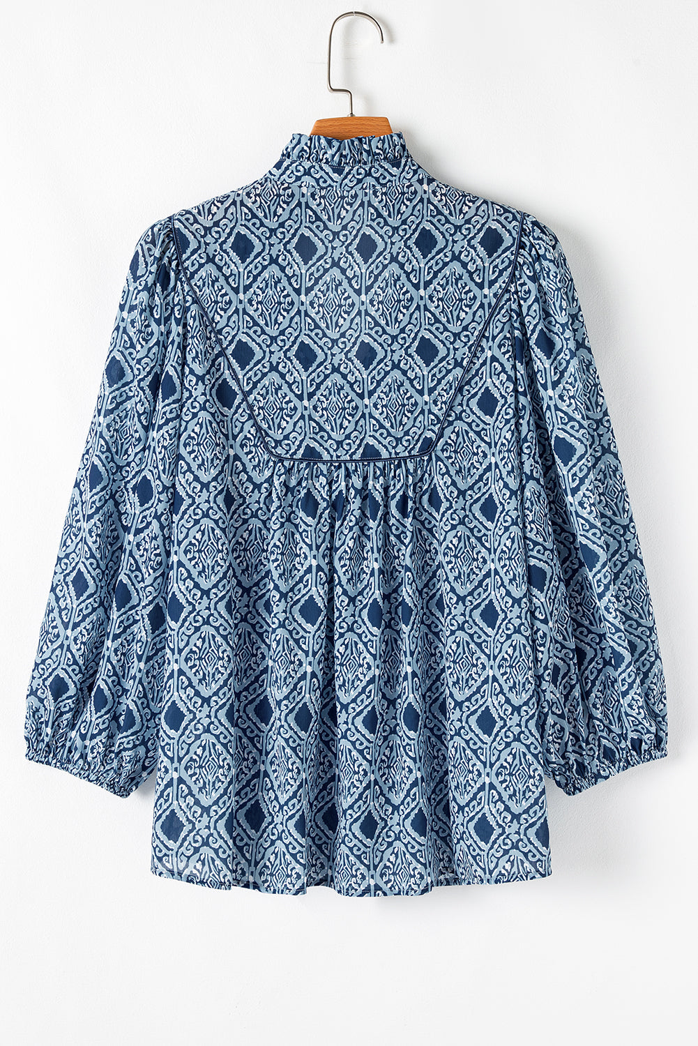 Elora Frilled V Neck Loose Fit Blouse