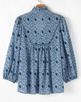 Elora Frilled V Neck Loose Fit Blouse