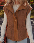 Evelyn Knot Side Plush Vest