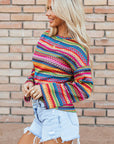 Luella Jacquard Geo Long Sleeve Top