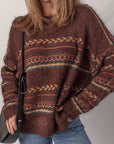 Madison Knitted Drop Shoulder Sweater