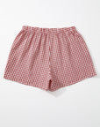 Gingham High Waist Shorts