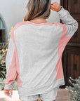 Charlie Raw Hem Pullover and Casual Shorts Set