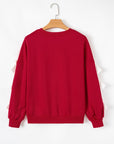 Sofia Dropped Sleeve Crewneck Sweatshirt