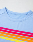 Stripe Short Sleeve Tee