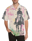 Baha Ranch Retro Pop Western Trail Ride Men's Camp Shirt