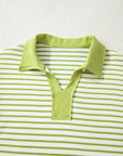 Juniper Stripe Collared Pullover and Skort Outfit