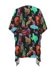 Neon Vegas Duster Kimono Coverup