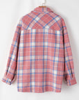 Natalie Plaid Button Up Shacket