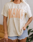 MAMA Leopard Short Sleeve Tee