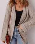 Athena Knit Open Front Chic Cardigan with Pockets