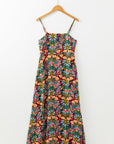 Danielle Boho Floral High Waist Maxi Dress