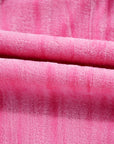 Strawberry Pink Flounce Sleeve Tiered Ruffled Velvet Mini Dress