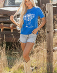 Sunflower Boots Western Fashion Tee