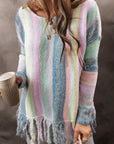 Aylani Fringed Tunic Sweater