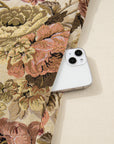 Floral Waffle Knit Patchwork Chest Pocket Buttoned Jacket
