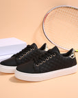 Harper Quilted Lace Up Sneakers