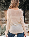 Hadley Crochet Hollow-out Sweater