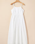 Ainsley Stripe Spaghetti Strap Pocketed Maxi Dress