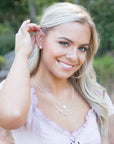 Calming Presence White Howlite and Sterling Silver Necklace