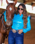 CAPRI SPARKLE PERFORMANCE RODEO SHIRT