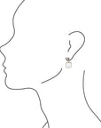 Carved Mother of Pearl Earrings