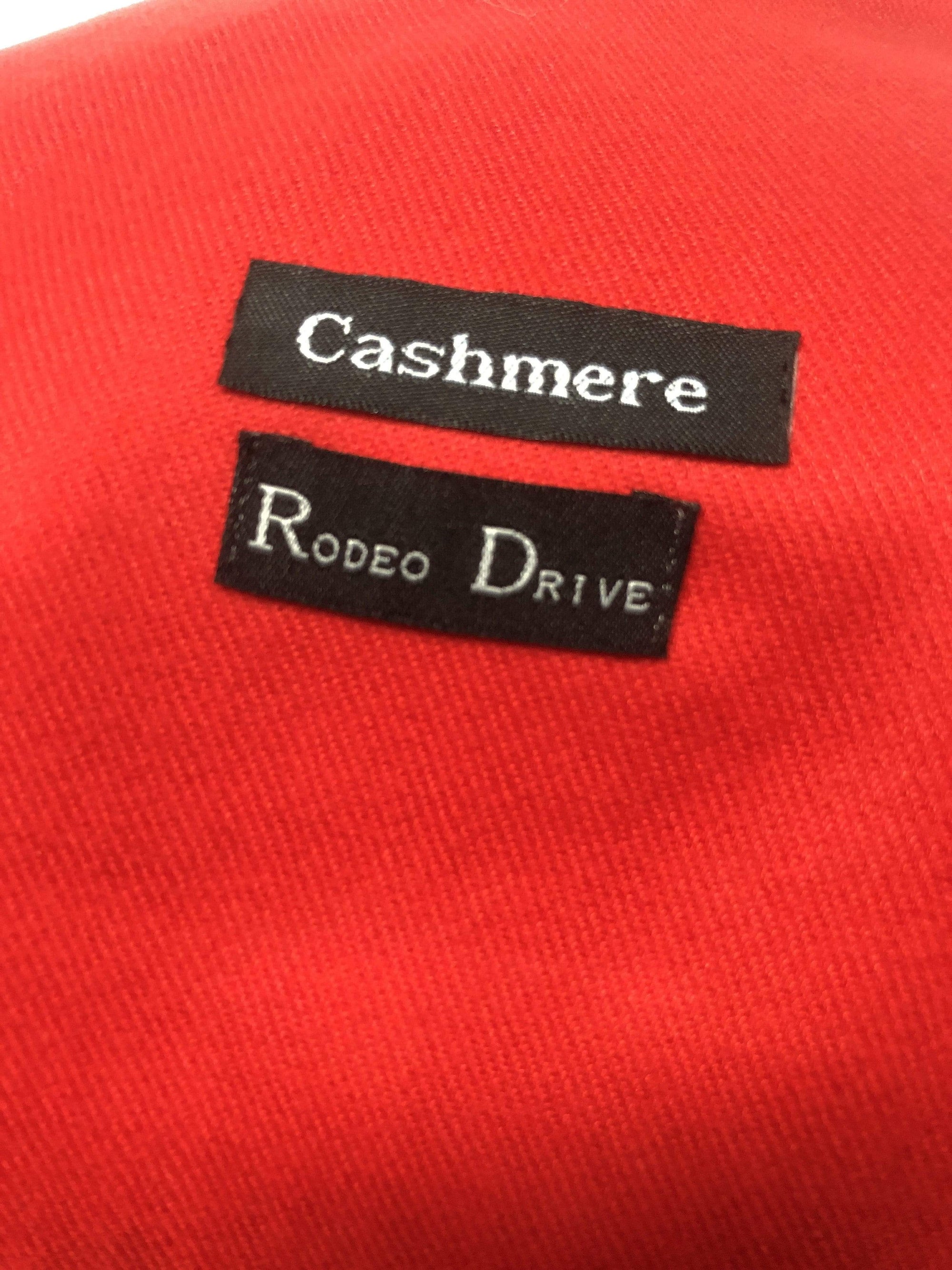 Ultra Soft Red Cashmere Scarf / Wrap / Shawl / Cover