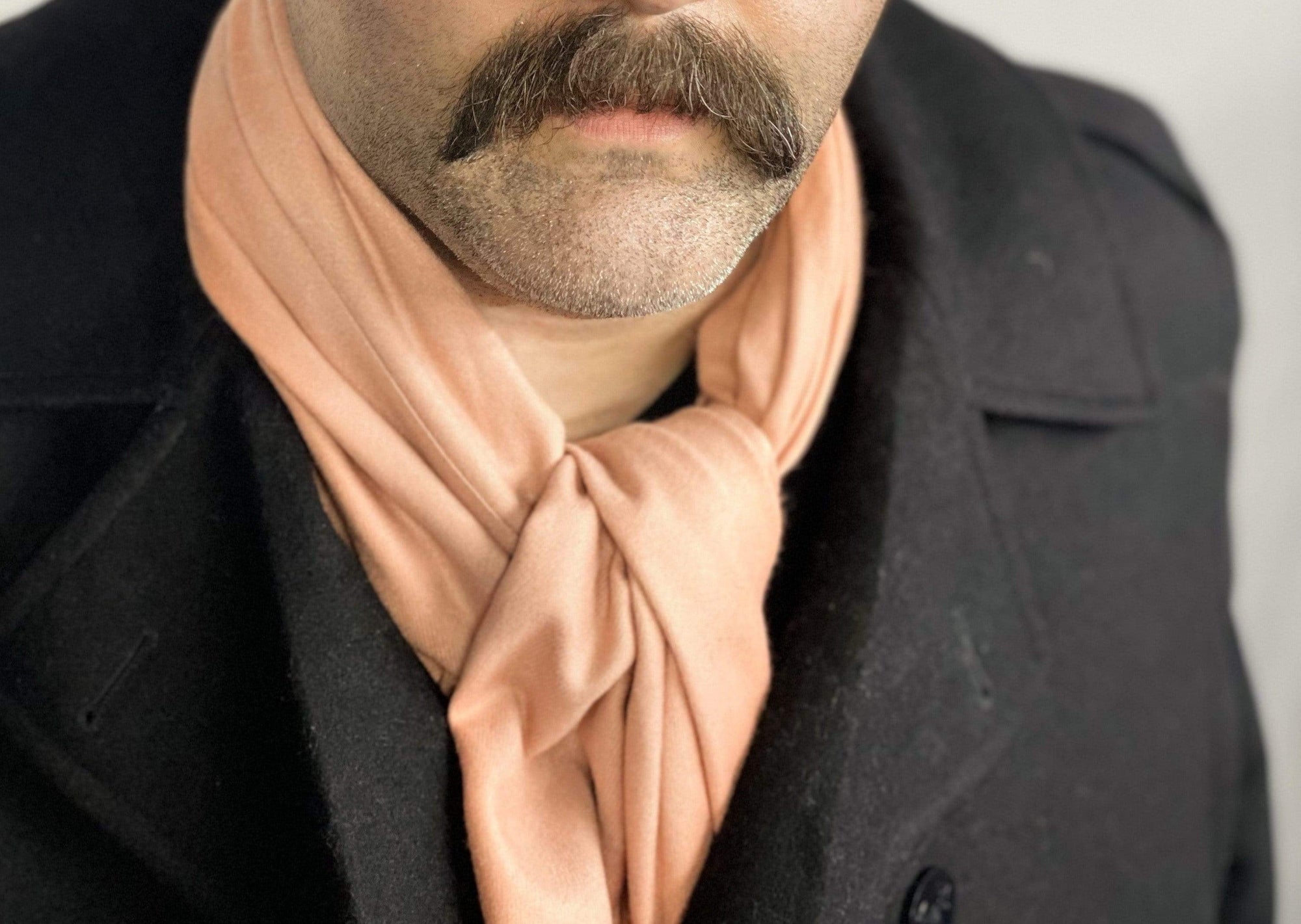 Ultra Soft Peach Cashmere Scarf / Wrap / Shawl / Cover