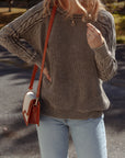 Aria Knit Sleeve Casual Sweater