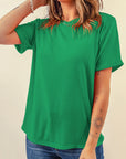 Plain Crew Neck Tee