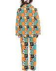 Western Patchwork Girl's Western Pajama Set
