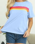 Stripe Short Sleeve Tee