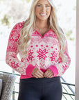 Mila Quarter Zip Collard Sweater