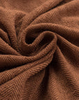 Textured Contrast Flap Pocket Shacket