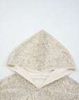 Stella Stream Sequin Hooded Long Sleeve Top