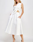Knotted Bow Dress in color options