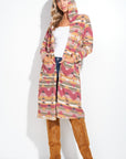 Aztec Hooded Cardigan Made in America