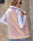 Lillian Fleece Lined Quilted Vest