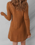 Madeline Ribbed Mini Sweater Dress
