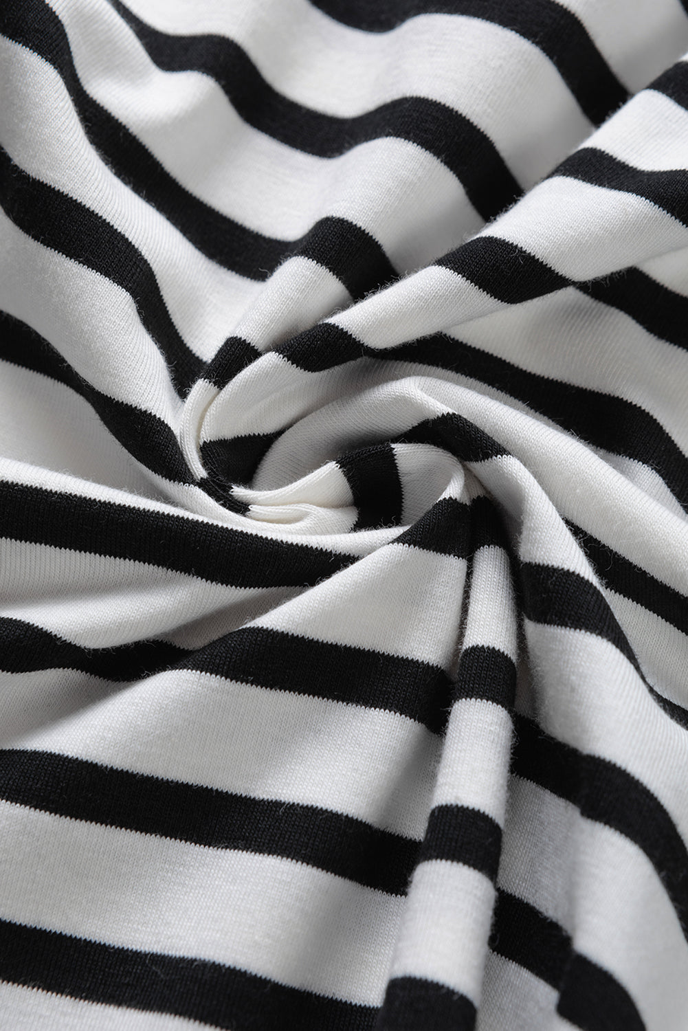 Ramona Stripe V Neck Petal Sleeve Plus Size Top