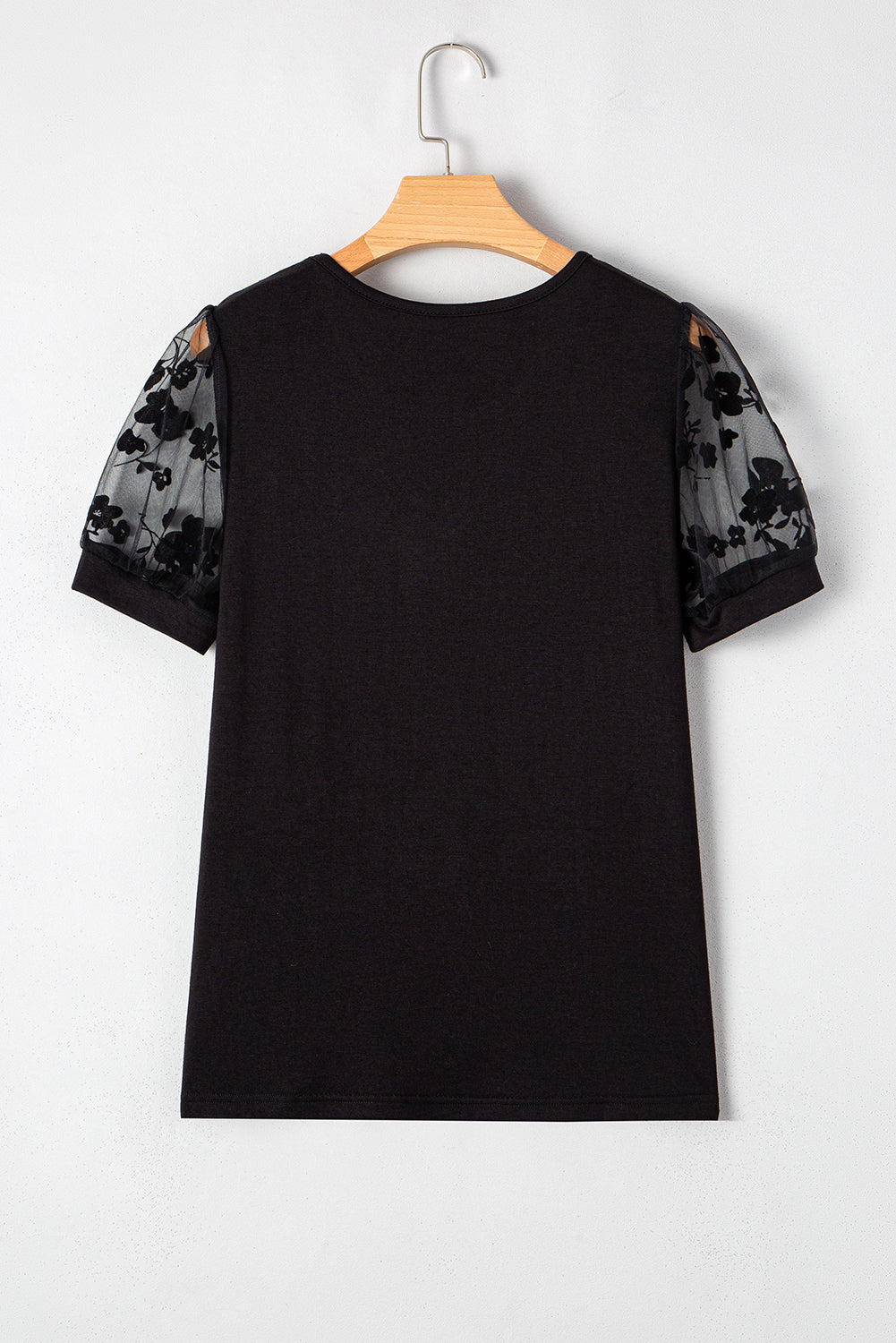 Valery Flora Lace Crew Neck Top