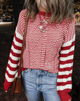 Emily Stripe Textured Sweater