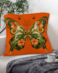 Retro Floral Butterfly Pillow Case Made in America