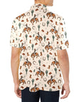 Rodeo Cowboy Western Polo Style Shirt