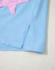 Star Patchwork Short Sleeve T-Shirt