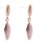Champion Double Drop Rhodonite Earrings