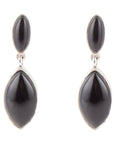 Champion Onyx and Sterling Silver Earrings