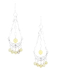 Chartruese Lemon Jade Chandelier Earrings
