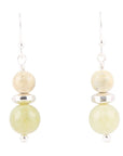 Chartruese Lemon Jade Drop Earrings