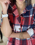 Red White and Blue Shacket